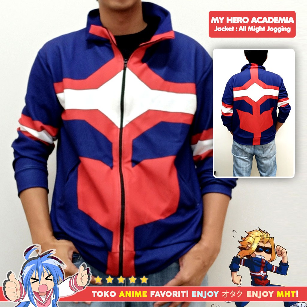 Jaket Anime Boku no Hero Academia My Hero Academia All Might Jogging