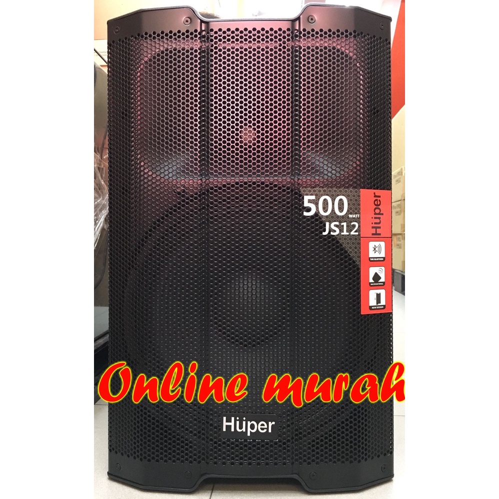 speaker aktif huper js 12 15 inch blutooth 2 buah original