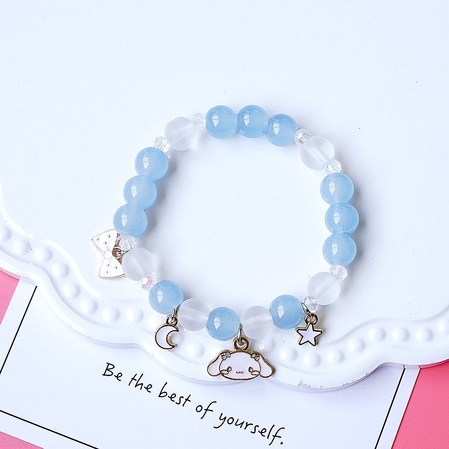 Gelang Kartun Pearl Boba Cinnamoroll model korea terbaru