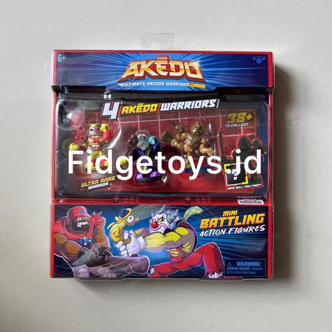 Akedo Ultimate Arcade Warriors - Warrior Collector 4-Pack