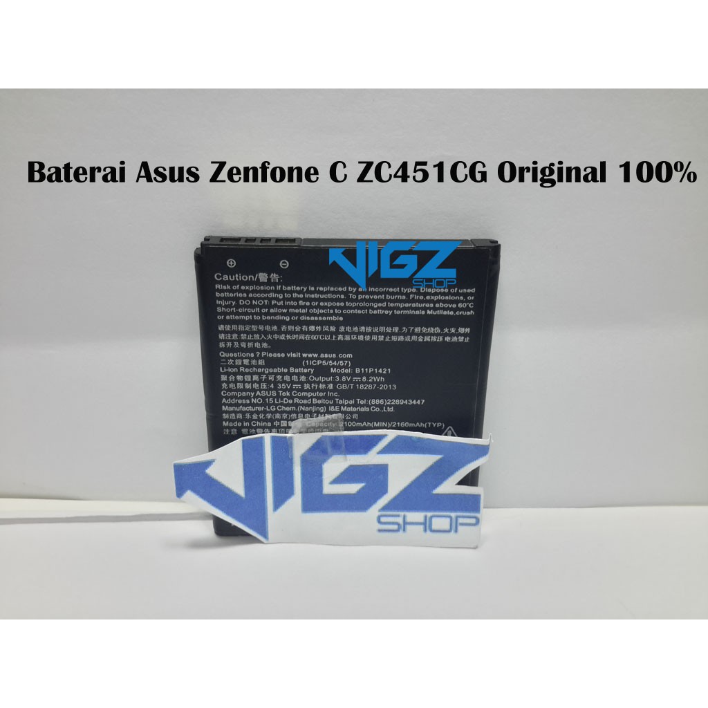 Baterai Asus Zenfone C Z007 ZC451CG Original 100%