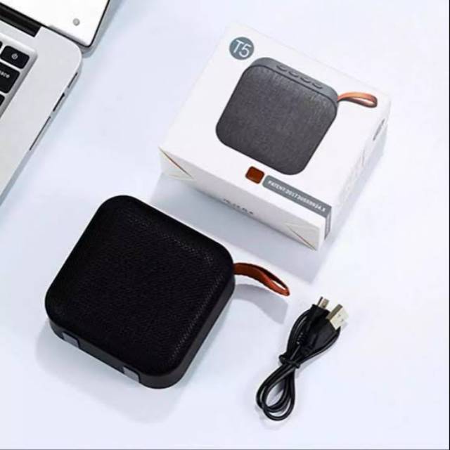 SPEAKER BLUETOOTH T5 PORTABLE WIRELESS MUSIC SPEAKER PROMO MURAH