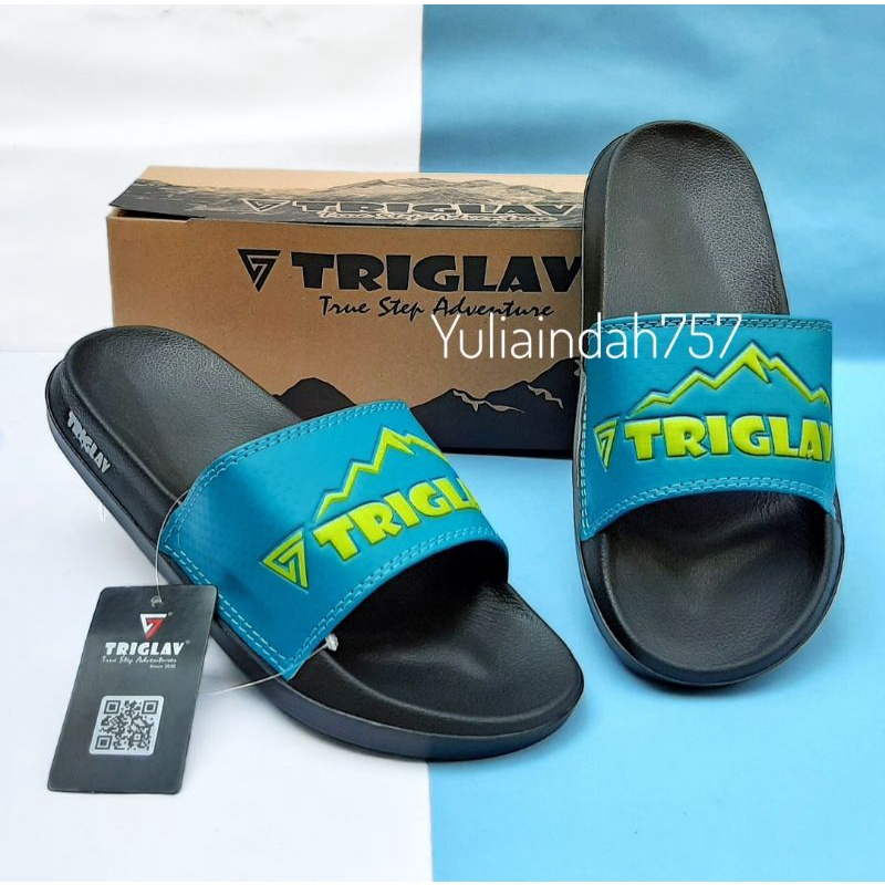 (BISA COD) Sandal Triglav Original - Sandal Slip On Pria - Sandal Slip Slop Triglav - Sandal Outdoor