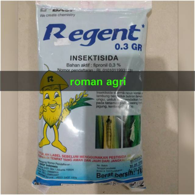 REGENT 0.3GR isi 1 kg Insektisida Tabur Anti Uret Larva Kumbang