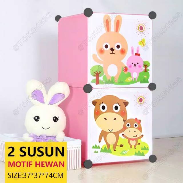 Lemari plastik bongkar pasang