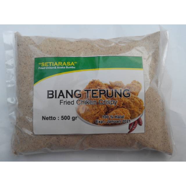 

BIANG TEPUNG FRIED CHICKEN 500G