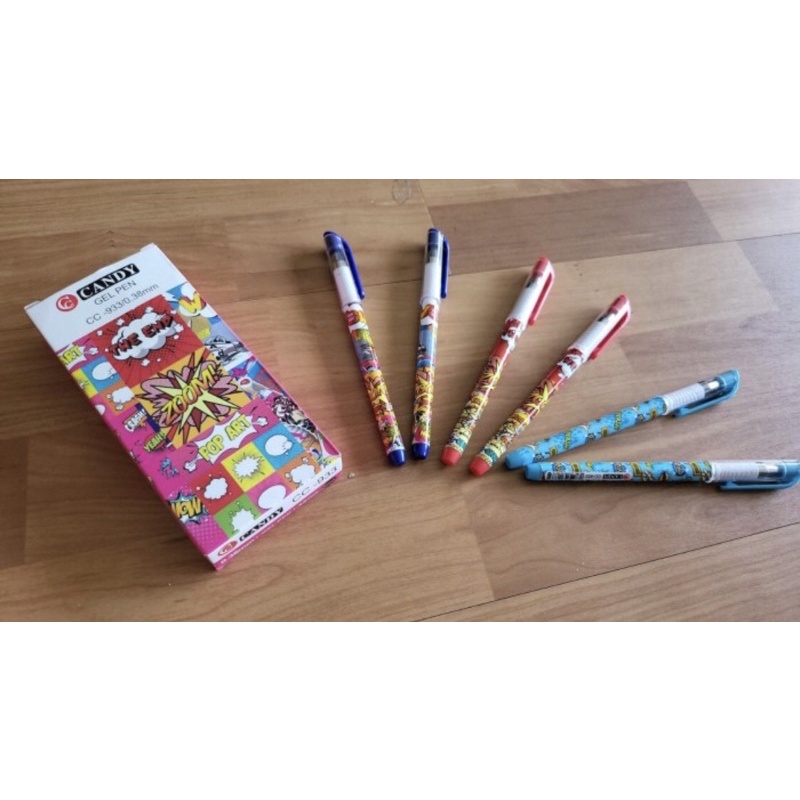 

GEL PEN CANDY 038 MM BLACK hrg/lusin