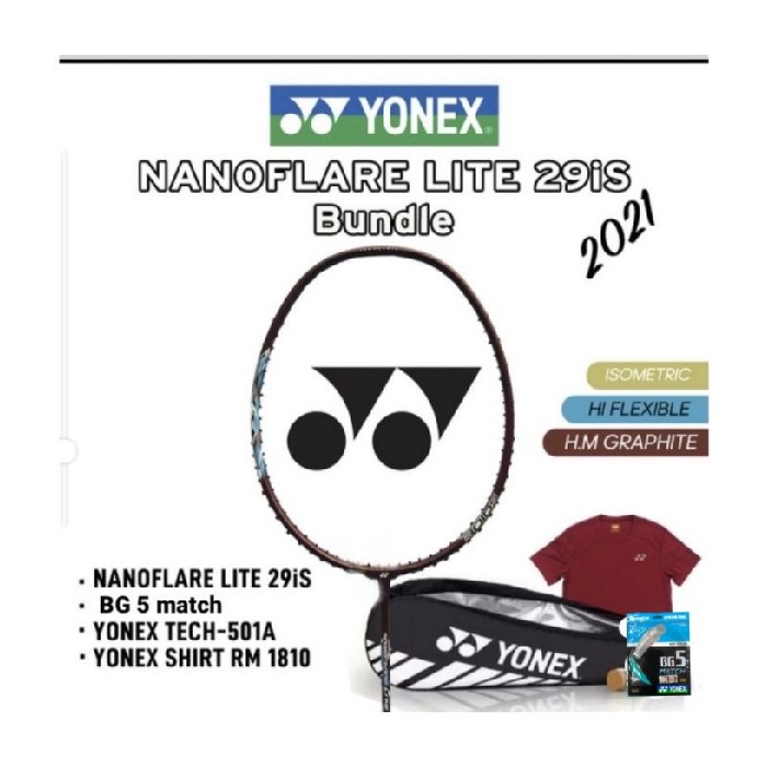 YONEX RAKET Promo NANOFLARE BULUTANGKIS Berkualitas BADMINTON 33is LITE 29is ORIGINAL