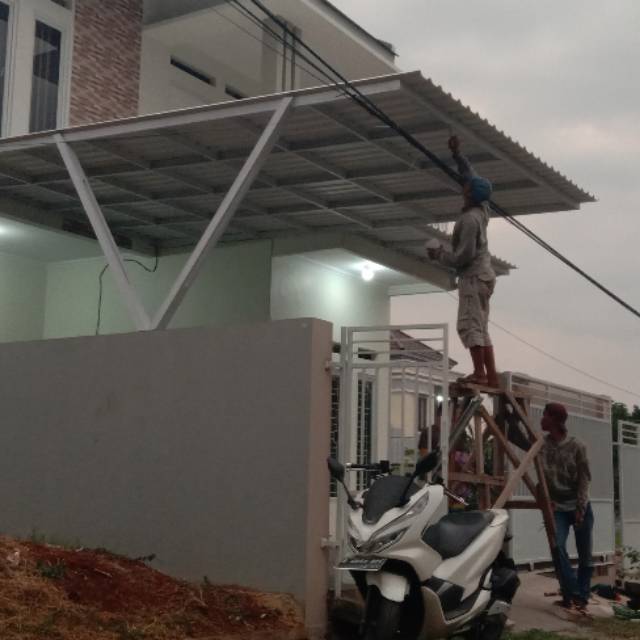 Kanopi atap Alderon twinwall termurah se-jabodetabek