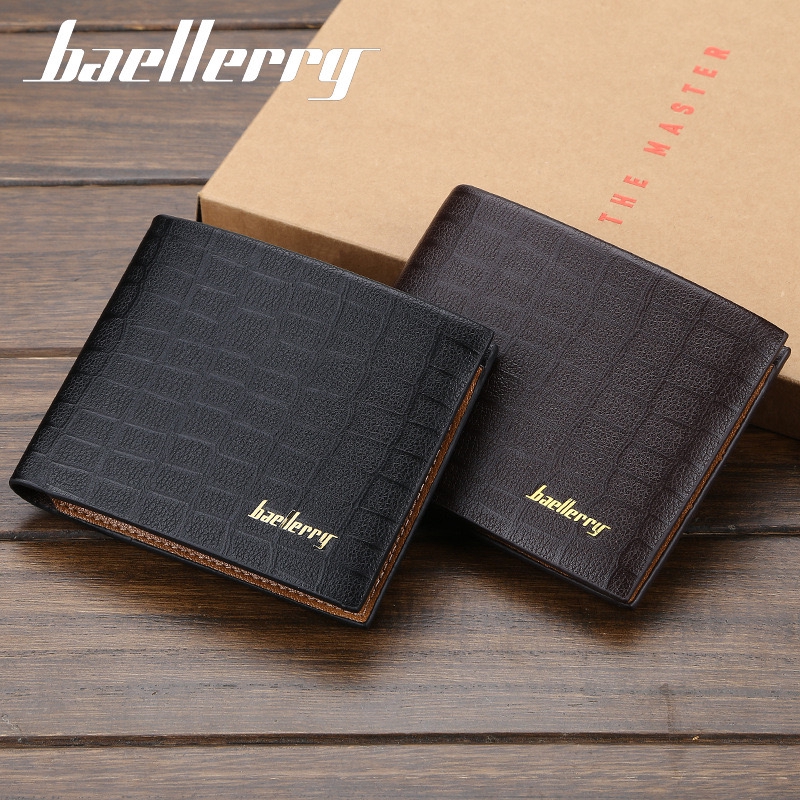 BAELLERRY DR024 Dompet Lipat Pria Kulit Bifold Wallet WK-SBY