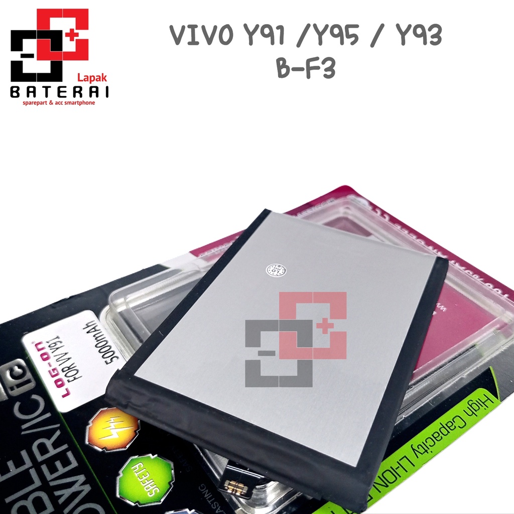 Log on - B-F3 Vivo Y91 / Y93 / Y95 / Y91C Double IC Battery Baterai Batre