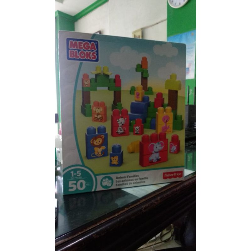 mainan anak murah Megabloks Animal Families