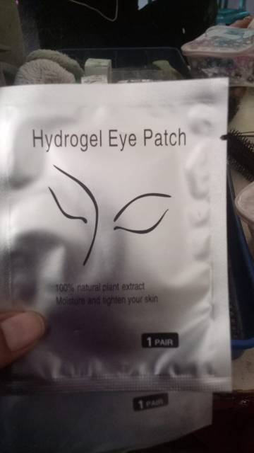 Eyepatch hydrogel  (MINIMAL 10PCS Pembelian Single) untuk eyelash extensions extension bulumata