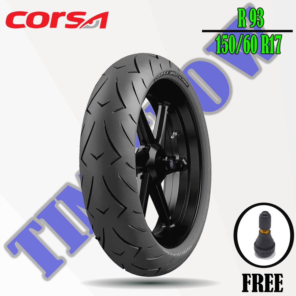 Ban Motor MOGE (Motor Batangan) // CORSA R93 150/60 Ring 17 Tubeless