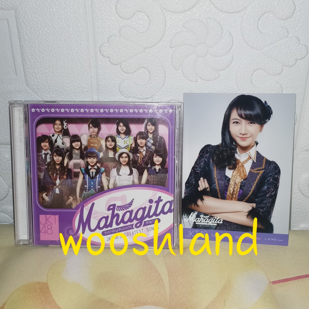 JKT48 Album : Mahagita -Kamikyokutachi- Regular Vers. CD DVD + PP Shania Junianatha (Shanju)