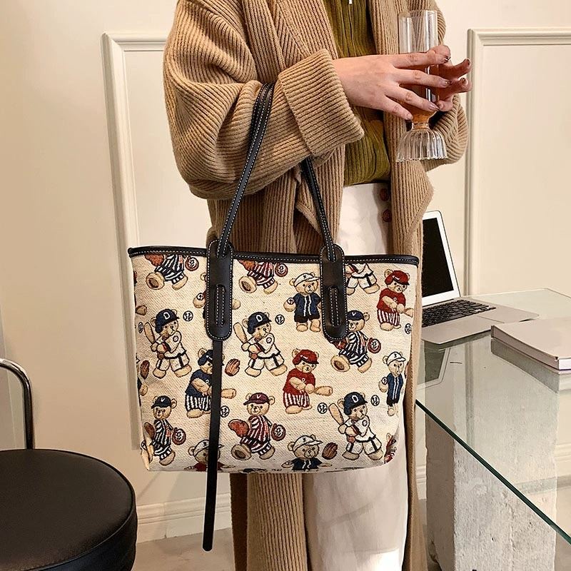 BJ22105 - BLACK/BROWN/COFFEE/KHAKI - TAS TOTEBAG BONEKA SHOULDERBAG WANITA FASHION IMPORT MODIS ELEGAN TERMURAH TERLARIS TERBARU BAGSTORE JAKARTA TAS BATAM JT2105 LT2047 BQ3406 EL4076