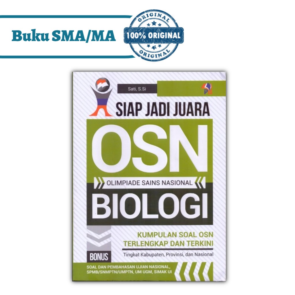 Siap Jadi Juara OSN Biologi SMA Buku Olimpiade Biologi SMA