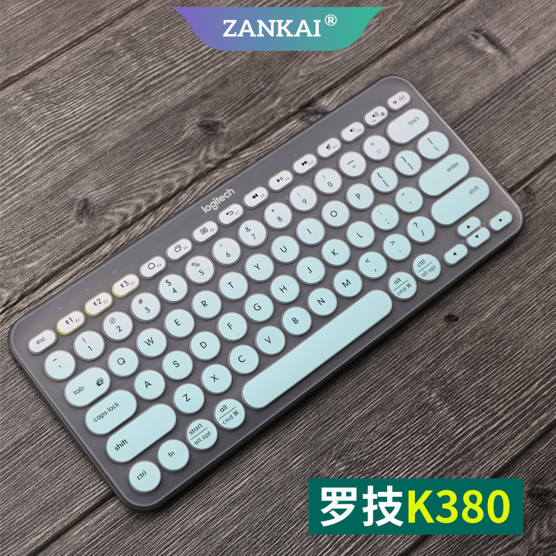 Annka Skin Cover Pelindung Silikon Ultra Tipis Untuk Keyboard Logitech K380