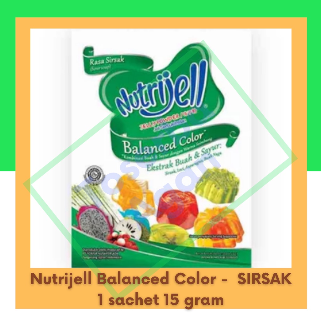 Nutrijell Balanced Color - Sirsak Balance Hijau Soursop