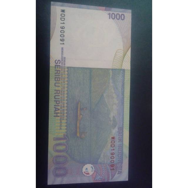 Uang 1k patimura nomer cantik radar
