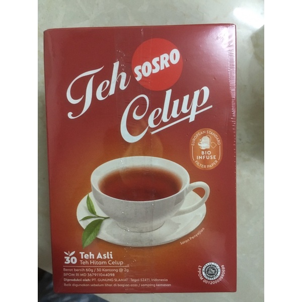 

Teh Sosro celup box