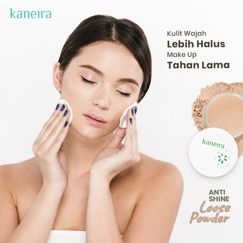 KANEIRA ANTI SHINE LOOSE POWDER / Bedak Tabur Matte &amp; Oil / Bedak Pencerah Wajah / G