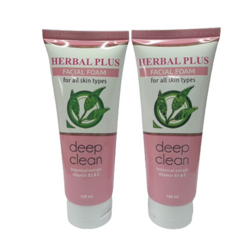 Facial Foam Herbal plus deep clean 100ml For All Skin