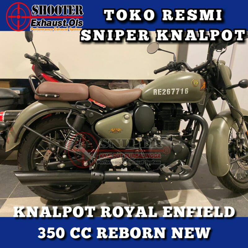 Knalpot Royal Enfield 350 reborn new #royalenfield