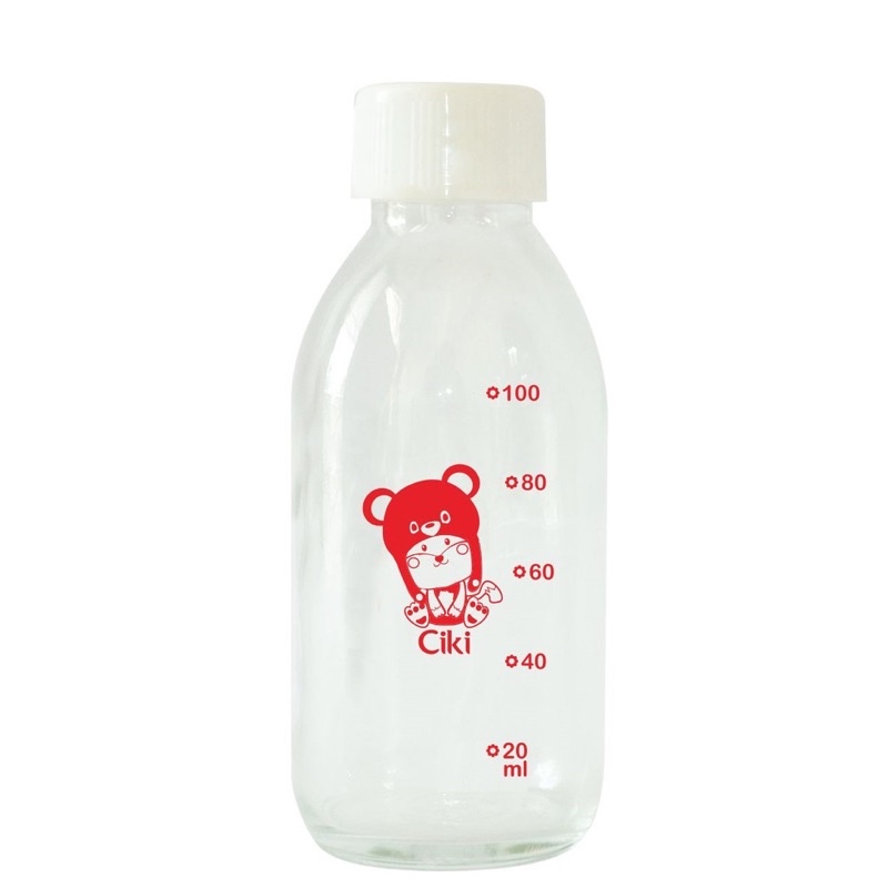 BOTOL ASI KACA CIKI STORAGE BOTTLES 100ML ISI 6 PCS