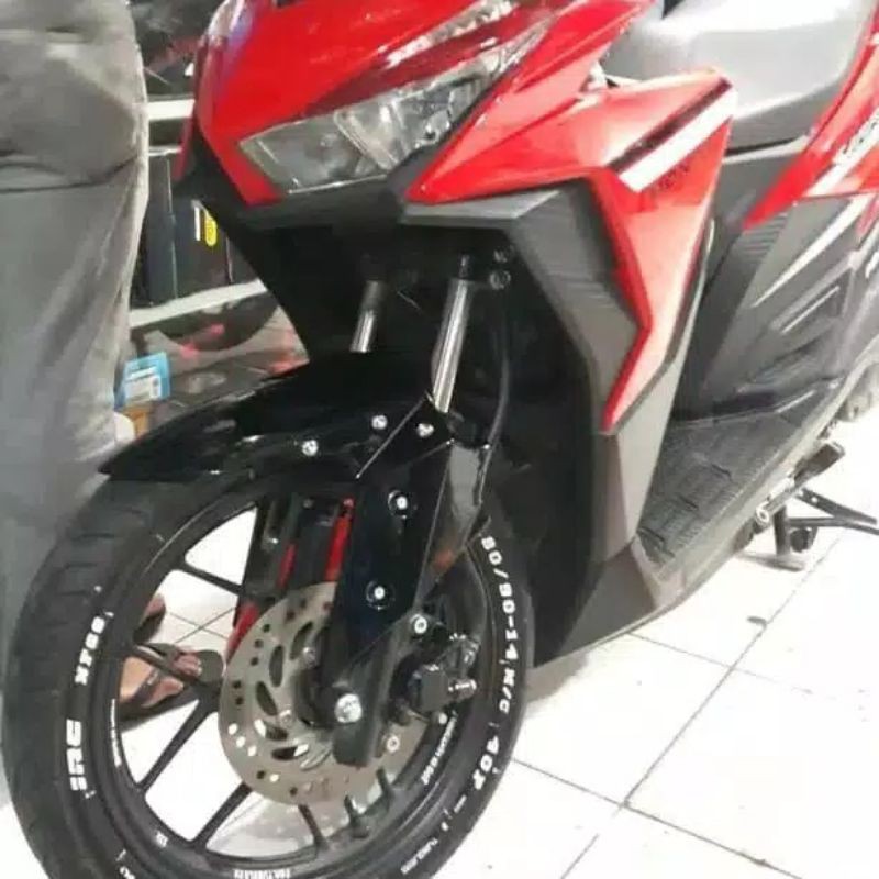 Spakbor Depan Model Ninja Fi Model Sambungan Universal Vixion,R15,Cb150r,Byson,Megapro,Versa Dll