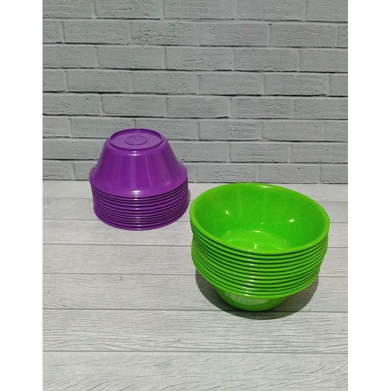 MANGKOK MAKAN SEMI MELAMIN 1 LUSIN