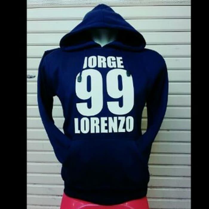 Jaket Hoodie Lorge Lorenzo 99 Navy