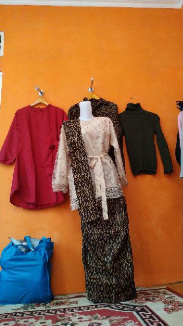 (promo Termurah + Ada Keluarga ) Couple Batik Selendang Alita Cassandra Songket
