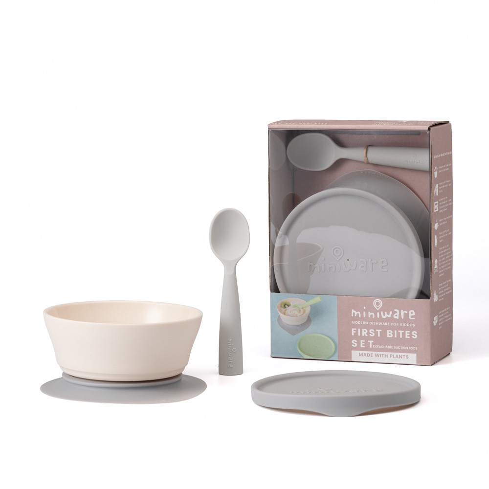 Miniware First Bites Set - Mini Ware Mangkok Mangkuk Piring Baby Anak Bayi Plate Bowl Set Bite