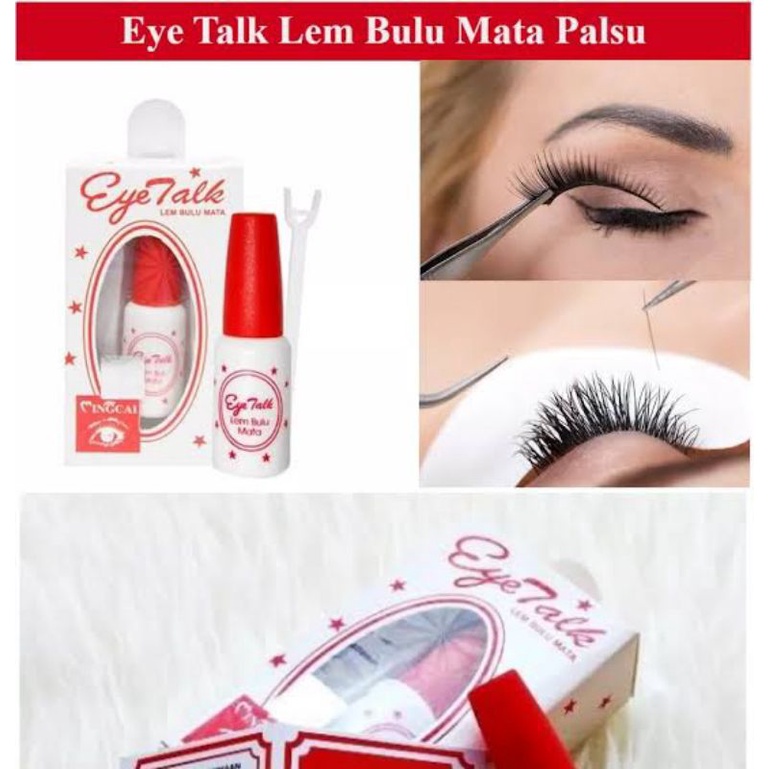 

Lem Bulu Mata Warna Hitam & Putih
