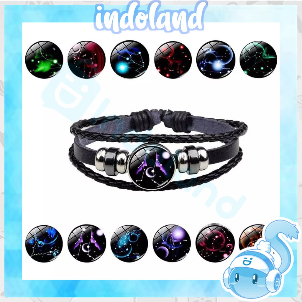 ☀ INDOLAND ☀  A004  GELANG ZODIAK IMPOR MURAH