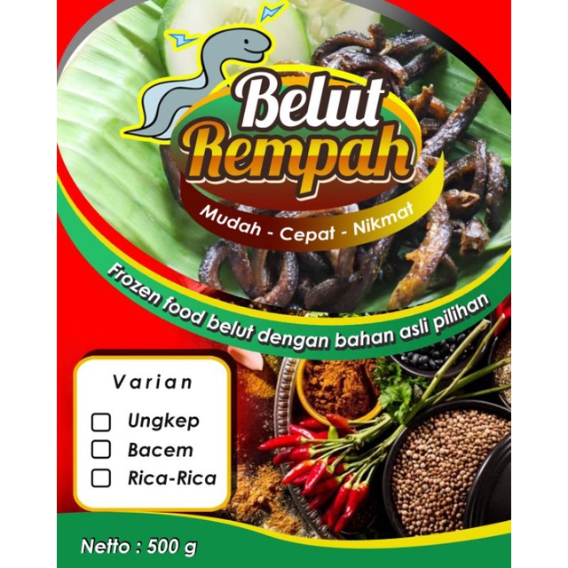 

BELUT REMPAH BUMBU UNGKEP