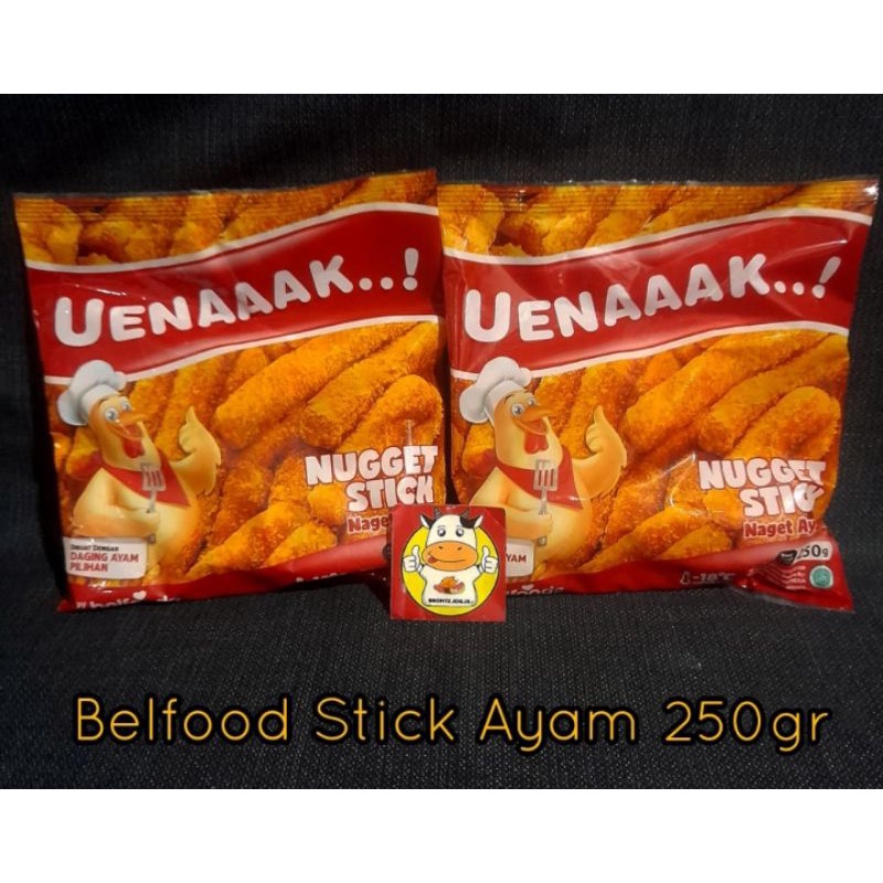 

FROZEN FOOD BELFOODS CHICKEN NUGGET STICK UENAAAK 250GR - DISASS JOGJA