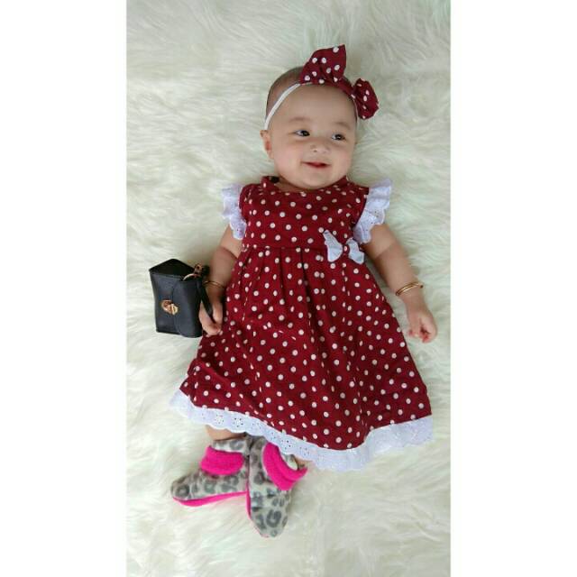 BAJU BAYI PEREMPUAN 0 12BULAN DRESS RENDA Shopee Indonesia BAJU BAYI PEREMPUAN 0 12BULAN DRESS RENDA Shopee Indonesia