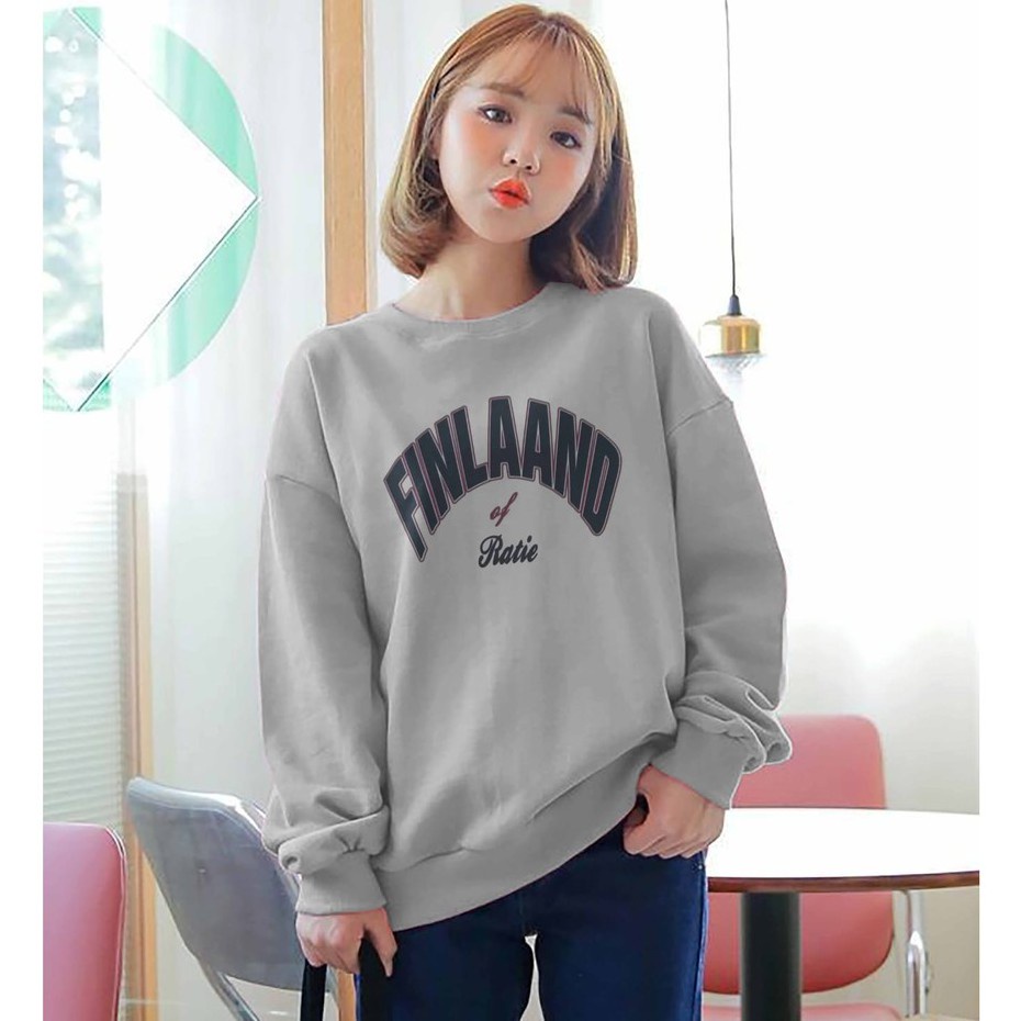 Weijia Fashion OOTD Wanita Sweater STYFA / Swaeter Finland / Sweater Kekinian / Sweater Wanita Korea