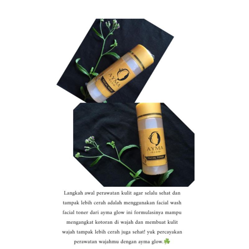 FACIAL WASH / TONER  AYMA GLOW