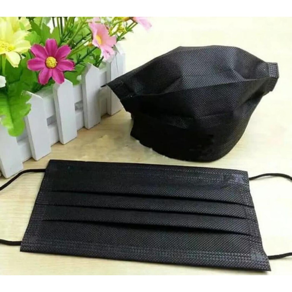 Masker Mulut 3 Ply Satuan Masker Murah Masker 3 Ply Masker Udara Masker Medis Black Mask Green Mask