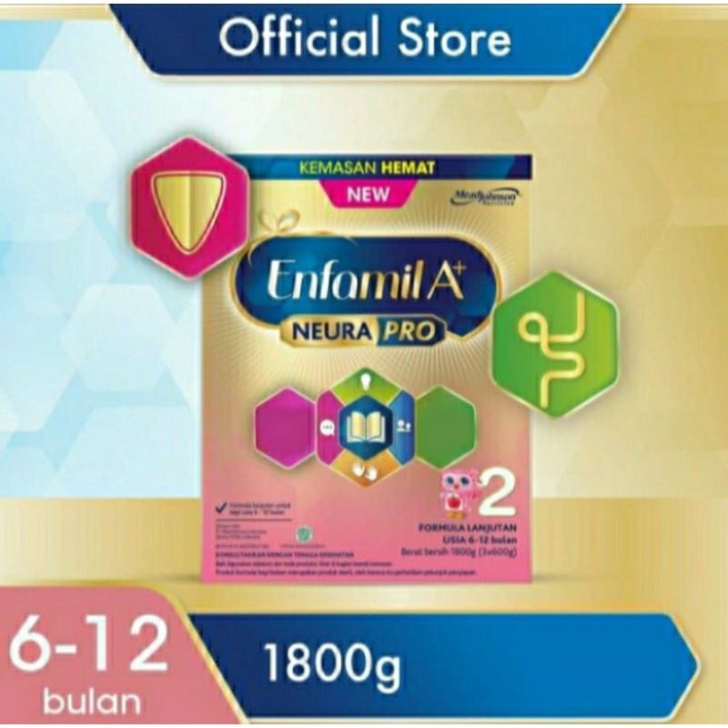 Enfamil tahap 2 kemasan 1800gr