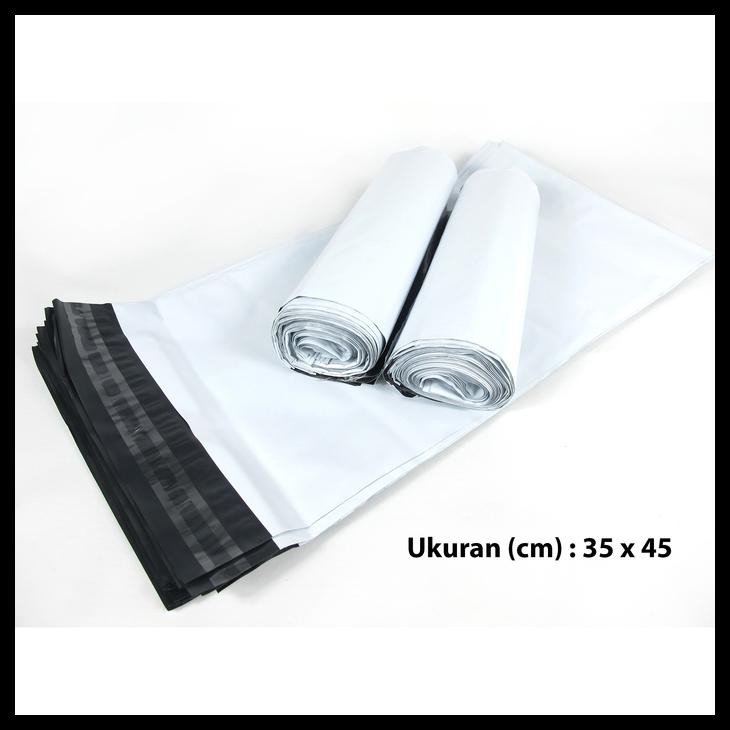 

Buruan Beli 35 X 45Cm Polymailer Polybag Kantong Amplop Plastik Packing (Isi 100) - Putih New