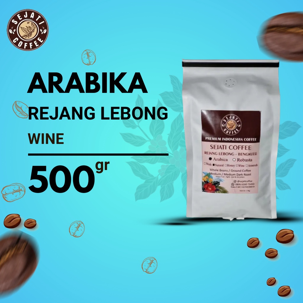

Kopi Bubuk Arabika Rejang Lebong Wine 500 gram