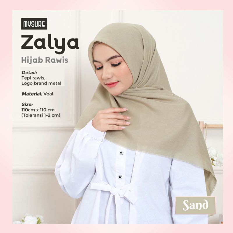 HIJAB SEGIEMPAT ZALYA HIJABRAWIS || MYSURE