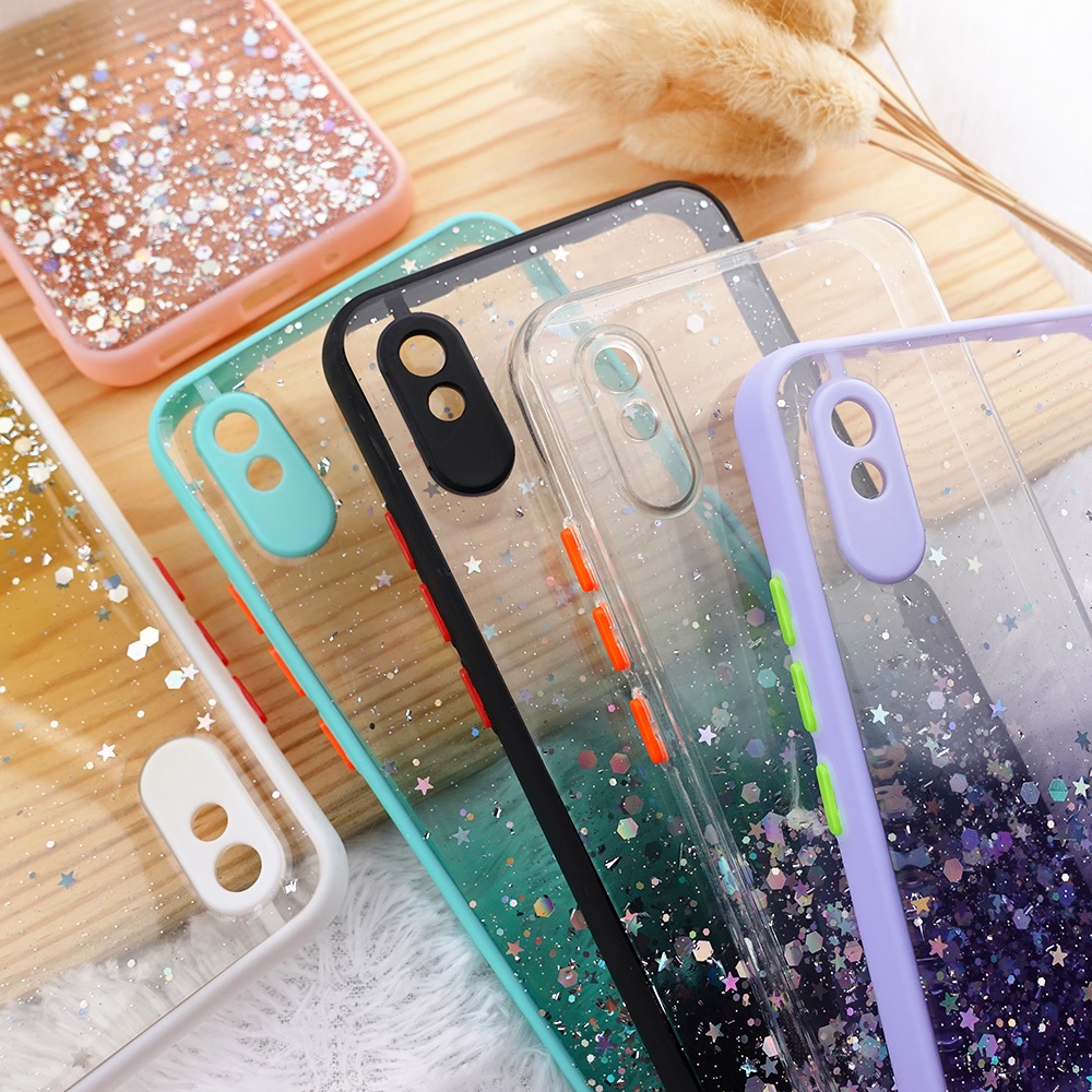 CASE GLITTER VIVO Y15S Y91 Y21S Y33S V215G XIAOMI 11T NOTE 11 11 PRO POCO M3 M3 PRO X3 REDMI 8 NOTE 10 10PRO NOTE 8 8 PRO 9 9PRO REDMI 9 9A 9C SOFTCASE GLITTER SJ GLITTER