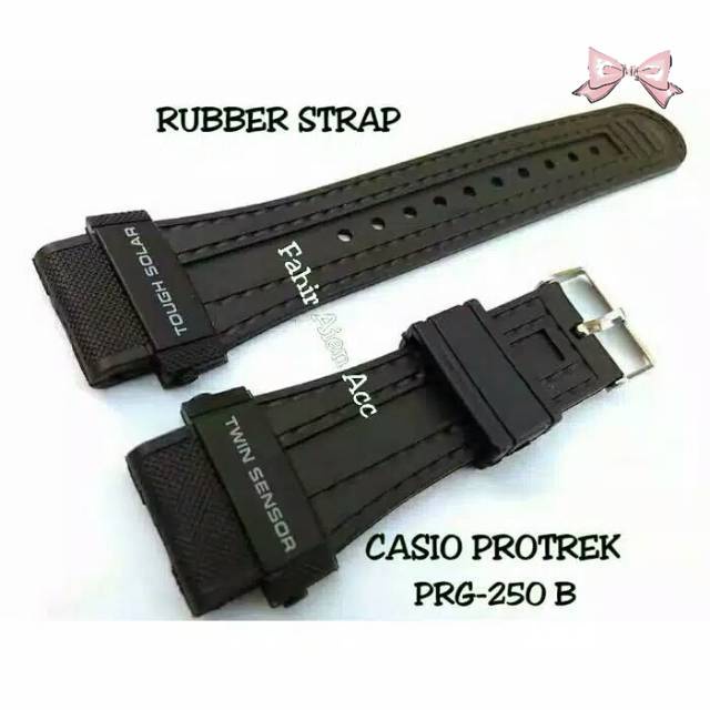 STRAP Tali Jam Tangan CASIO PROTREK PRG-250 B/PRG250 B/PRG 250B