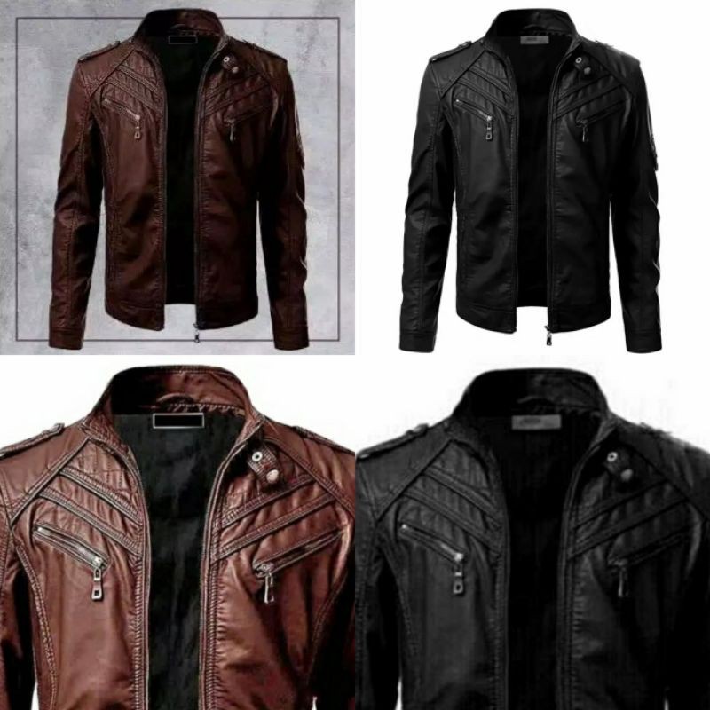 Jaket semi kulit khas bandung