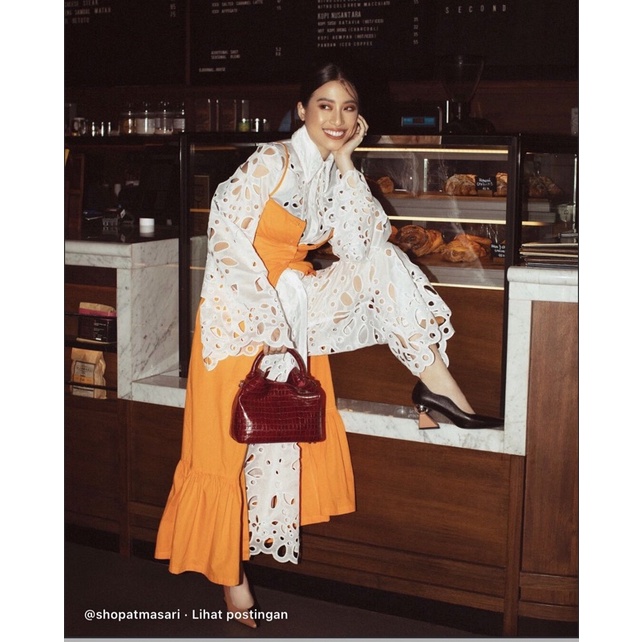 SUKU HOME Orange Sun Skirt Size 1